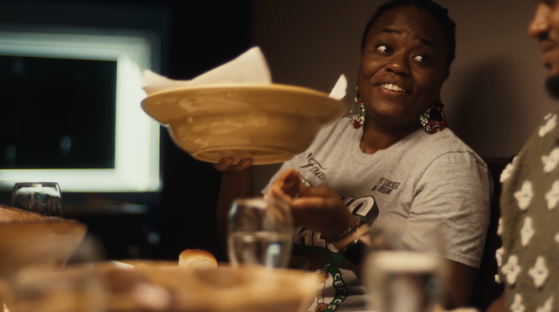 Family dinner scene
